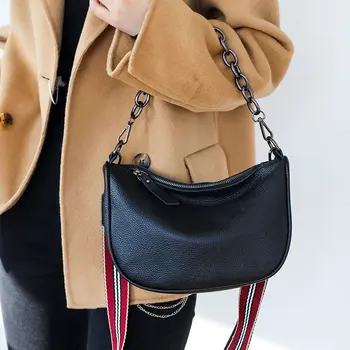 Естествена кожа Луксозни Дамски чанти на Дизайнерска чанта-месинджър Дамски Чанти през рамото си, През рамо, За жени 2021 Sac A Main