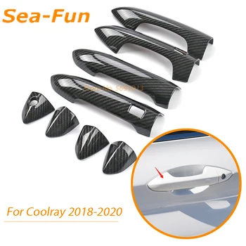 За Geely Coolray SX11 2018 2019 2020 Врата копчето Рамка Панел на Кутията ABS Хромирана Декоративна Стикер Аксесоари за полагане на автомобили