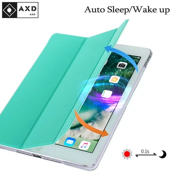 За iPad 2 3 4 9,7 инча A1395 A1460 A1416 ipad3 2 4 Калъф Автоматичен режим на заспиване/събуждане флип-надолу капачка от изкуствена кожа Смарт поставка Притежателя Калъф-за награда