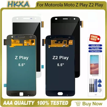 За Motorola Moto Z Play Z2 Play AM LCD дисплей с сензорен екран Дигитайзер В Събирането на Смяна на LCD дисплей + Подаръци