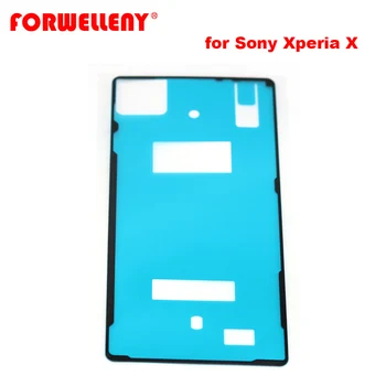 За Sony Xperia X Задната със Стъклен капак Залепваща Стикер Стикери лепило корпус врати F5121 F5122