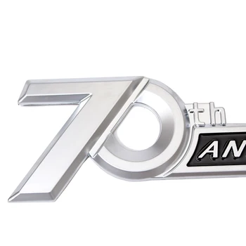 За Toyota Land Cruiser LC300 LC200 FJ200 2016-2022 Странична Емблема на 70-годишнината на 3D Хромирана Емблема на Иконата на багажника Стикер Завърши 2 бр.