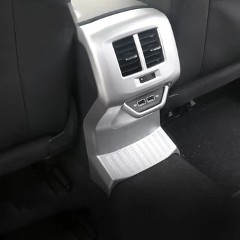 За Volkswagen VW T-Roc TROC 2017 2018 2019 заден подлакътник Покриване на вентилационни отвори за излизане на въздух USB задната част на средната капак за седалката стикер