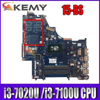 За дънната платка на лаптоп HP 15-BS 250 G6 DKL50 LA-E802P LA-E801P с SR3LD i3-7020u i3-7100uCPU DDR4 Тествани с Бърза доставка