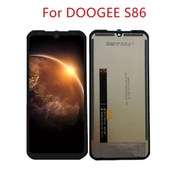 За мобилен телефон Doogee s86 LCD дисплей Сменете Инсталацията Дигитайзер 6,09-инчов Екран със Сензорно Стъкло резервни Части за ремонт на