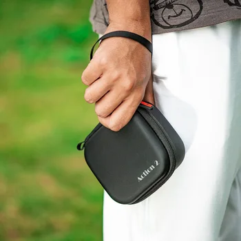 За спортна камера DJI Action2 Защитен калъф Мини-защита от падане на Преносим чанта за съхранение на Пръски вода с карабинка на съвсем малък