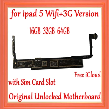 Заводска За отключване на дънната платка на ipad 5 с безплатен достъп до iCloud,Версия на Wi-Fi/Версия на Wi-Fi+3G За логически платки Ipad 5, Оригинална такса
