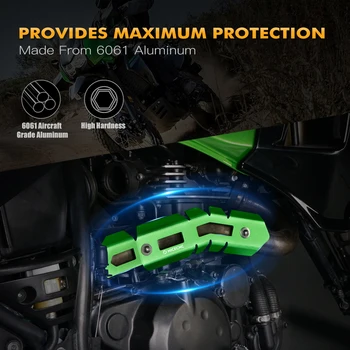 Защитен капак на Ауспуха на Изпускателната топлинна Защита За Kawasaki KLR650 KLR 650 2008-2018 2009 2010 2011 2012 Защита на Тръби выхлопного колектор