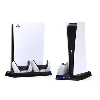 Игрова конзола PlayStation 5 Зареждане Охлаждащ Вентилатор База PS5 Стойка За Съхранение на Дискове P5 Безжична Писалка зарядно устройство ще захранване на База Аксесоари Нови