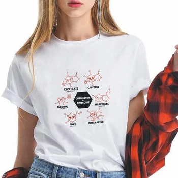 Израз на химическата формула Графични Тениски Унисекс Облекло, Подаръци за Рожден Ден, за Однокурсников Адсиц Годишен Топ с къс ръкав