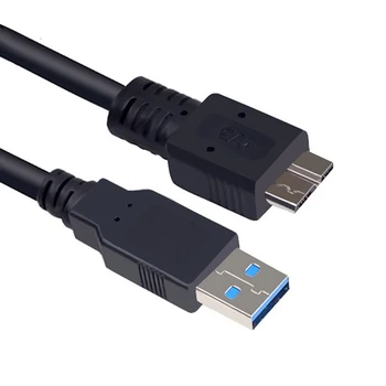 Кабел USB 3.0 A до Micro B За Свързване на Външен Твърд диск, Твърд Диск, Кабел за Пренос на Данни, Кабел За Зареждане на Samsung S5 Note3