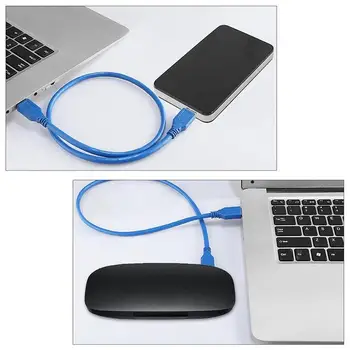 Кабел за пренос на данни USB 3.0 мъж към мъж Интерфейсен Кабел за USB Високоскоростен Кабел за предаване на Данни кабел за Удължаване 0,6 м