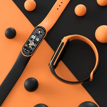Каишка за Xiaomi Mi Smart Band 6 5/4 3 Каишка за часовник в контрастен Цвят Гривна Подмяна на гривната на китката на Xiaomi Официален магазин