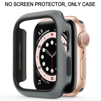 Калъф TPU за Apple Watch серия 6 5 4 SE 44 мм 40 мм iWatch 42 мм 38 мм Протектор на екрана броня Златна капачка на Аксесоари за Apple Watch