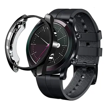 Калъф TPU за Huawei watch GT 2 46 мм и каишка от каучук с меко покритие Защитно покритие за целия екран броня huawei Watch 2 pro/GT2 46 мм