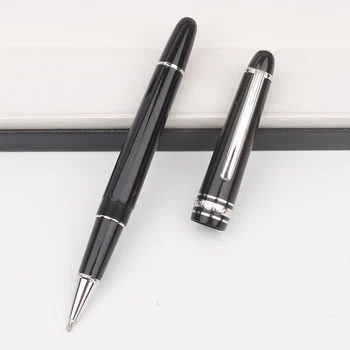 Класическа Химикалка писалка MB LeGrand Черна смола С платинен покритие на Писалка за ролки Среден Размер 145