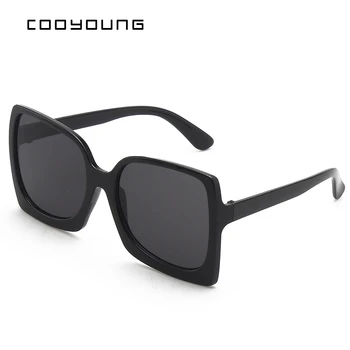 Класически извънгабаритни слънчеви очила Дамски Луксозни Маркови Модни Квадратни сенки с голям рамки Слънчеви очила Vintage слънчеви очила с UV400