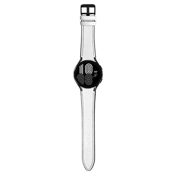 Кожена Каишка Силикон за Samsung Galaxy Watch 4 Classic 46 мм 42 мм/Galaxy Watch 4 44 мм 40 мм Взаимозаменяеми Каишка За Китката Аксесоари