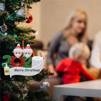 Коледни Декорации DIY Името на Писма с Коледа и честит Рожден Ден Украса за партита на Маски За Лице, Ръчно Дезинфицированный Коледен Орнамент