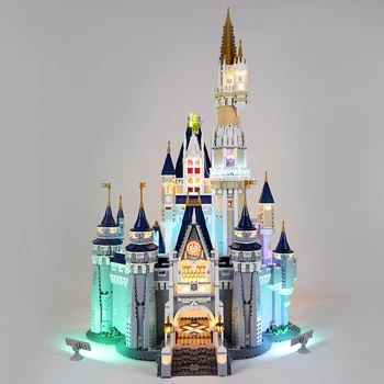 Комплект led подсветка За Замъка на Принцеса Пепеляшка 71040 е Съвместим с комплекта осветление 16008 Не включва модел