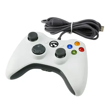 Контролера на Xbox 360 USB Вибриращи Жични Стик на Геймпада За Windows PC 7 / 8 / 10 Джойстик контролер с високо качество