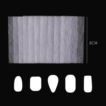 Копринените Фибростъкло За Изграждане на Нокти Форма на Тъкани от естествена Коприна UV-Гел и Строителна Влакна Френски Акрил САМ Аксесоари За маникюр