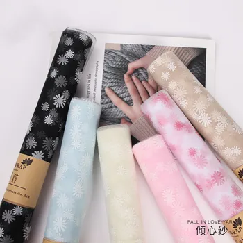 Корейската печатна Цвете за опаковка на Окото Букет от рози Амбалажна хартия от марля на Окото опаковка Материал за опаковъчна хартия за цветя, Цветни материали