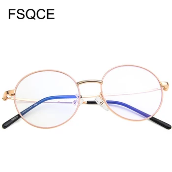 Корейски Кръгли Очила за четене с очила в метални рамки на Очила с просто Огледало на Пресбиопия Мъжки Женски Очила за четене за Унисекс