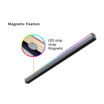Корпус на компютъра RGB от алуминиева сплав с led магнитна Лента Компютърна Светлинна лента 5 В/3pin Компютърна дънна платка Argb Магнитна Светлинна лента