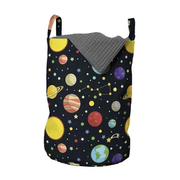 Космоса на Планетата Кошница за дрехи Звезди на Съзвездието Художествен Органайзер за Дрехи, бельо, Чорапи, Играчки, Чанта за пране и съхранение вкъщи