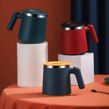 Креативни цветни Чаши за закуска Чаша за Кафе от Неръждаема Стомана, Мляко, Вода Чай Съдове за пиене Уникален Дизайн Подарък чаша за домашния офис