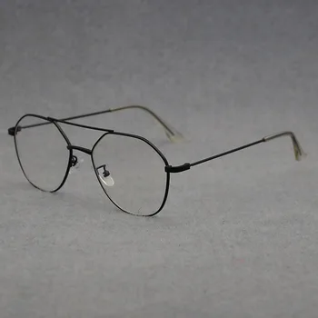 Кръгли Метални Рамки за очила на Мъже, Жени Недалновидни Рецепта Оптични Очила за късогледство Ретро Декоративни Очила за мъже жени