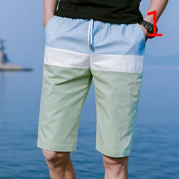 Къси Мъжки Панталони, Всекидневни Спортни Панталони Плажни Панталони Разтеглив 7 Панталони Панталони Голям Размер