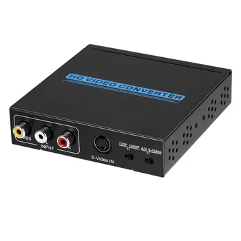 Липсата на смущения на сигнала AV/S-Video КЪМ HDMI-съвместим Масштабируемому видео-Аудио Конвертеру 720p/1080p, което е съвместимо с VGA/SVGA/XGA/SXGA