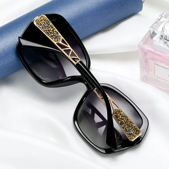 Луксозни поляризирани очила Дамски Маркови Дизайнерски Реколта големи слънчеви очила Дамски градиентные очила за шофиране Oculos UV400