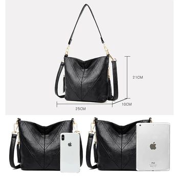 Луксозни чанти, Дамски чанти Дизайнерски модерна чанта за рамо с пискюли Чанта с високо качество Кожени чанти през рамо за жени 2021
