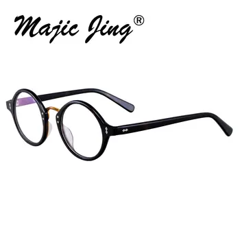 Магически Италиански Кръгли Ацетатные Очила Magic Дзин с Пълна Рамки RX Оптични Рамки CD8010