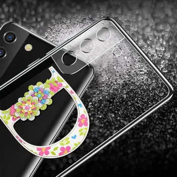 Мек калъф за Samsung Galaxy S20 FE S21 Ултра Прозрачна Оцветена S10 Плюс Забележка 10 Lite Калъф за мобилен телефон с цветен наречена Буква A B