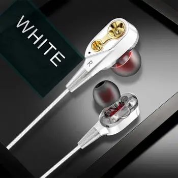 Микрофон слушалки с жак 3.5 мм за слушалки и Микрофон Динамичен стерео слушалки с HiFi за Android и iOS слушалки T&G