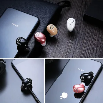 Мини Bluetooth Слушалки в ушите Музикално Време Безжични Слушалки Bluetooth Хендсфри Слушалки За iPhone Телефони Xiaomi PC TV Шофиране на спортен Автомобил