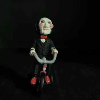 Модерен Класически Филм на ужасите Saw Били с Велосипед скоростна Чанта за телефон Ключодържател Открита Модел Играчки