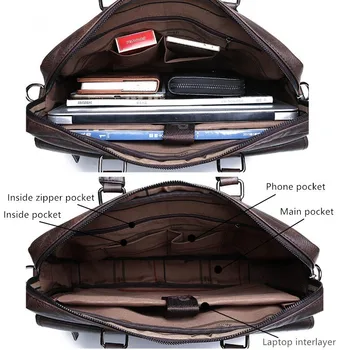 Модерен мъжки портфейли, Бизнес чанти и Кожена чанта, Мъжка Чанта през рамо дамски Чанти Мъжки чанти за лаптоп Чанта Bolso Hombre Sac Homme