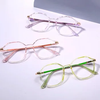 Модерни Дамски Очила Мъжки слънчеви Очила с неправилна Далекогледство рецепта +0.5 +0.75 +1.0 +2.0 +3.0 До +6,0