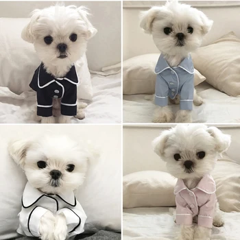 Модни дрехи за кучета Луксозни Пижами за Облекло куче за домашен любимец за малки до средни Кучета Дрехи Палто Йоркские Булдог, Чихуахуа Яке