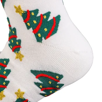 Мультяшные дамски чорапи Коледни чорапи памук Прекрасна Дама, Цветни Унисекс Високи Ежедневните си Меки чорапи за момичета Зима Пролет Модни Скарпетки