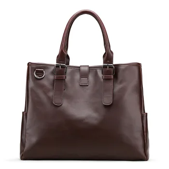 Мъжка бизнес чанта с високо качество изкуствена кожа Чанта-месинджър за мъже Чанта през рамо Мъжки Пътна чанта за лаптоп Големи чанти за рамо