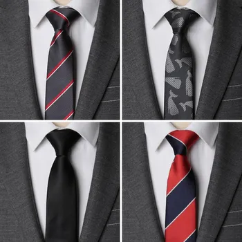Мъжка вратовръзка Жакард тесни вратовръзки за мъжете Сватбена рокля, Вратовръзка Модерен карирани вратовръзка Бизнес тънка вратовръзка за врата Подарък риза Аксесоари