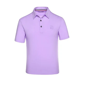 Мъжка тениска за голф Нова Дишаща удобна спортна риза с къс ръкав, тънка Еластична бързосъхнеща тениска за голф S-XXL
