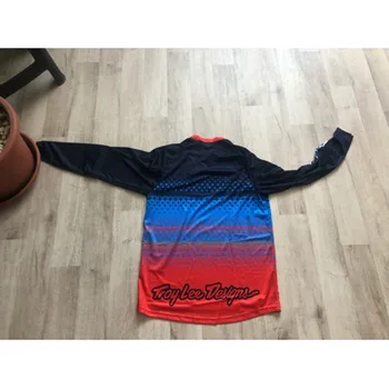 Мъжка тениска с дълъг ръкав за скоростно спускане Лятна велосипедна спортни облекла на Топ Майо Ciclismo Планинско колоездене Бързосъхнеща дишаща облекло