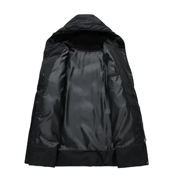 Мъжки топло яке е Дебела яке Мъжко палто Висококачествено палто Зимни парк Палто с качулка За мъже 6XL
